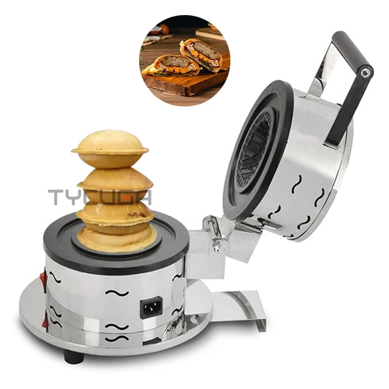 Krapfen Riscaldatore Gelato Panini Pan Machine Ufo Hamburger Maker Italia Gelato Panini Press Brioche Burger Farcito Burger Machine