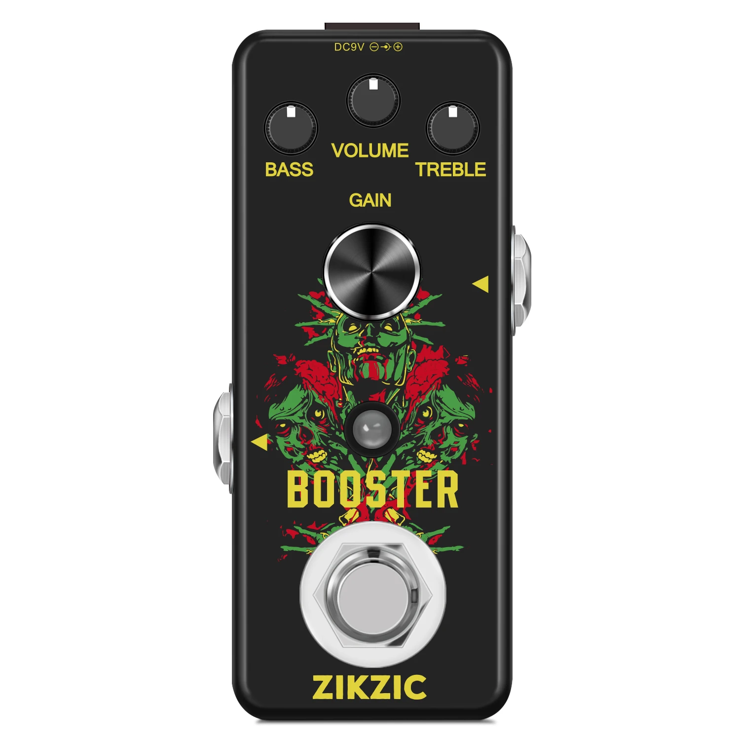 Zikzic Lef-318 Pedale Booster Per Chitarra Pure Boost Effect Pedali Amplificazione Del Segnale Analogico Puro Suono Incoraggiamento