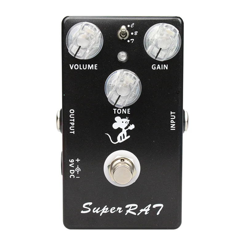 Demonfx Super Rat Ts Red Iihigh Quality Guitar Effect Pedal Overdrive Distortion Booster Tre Modelli Con True Bypass