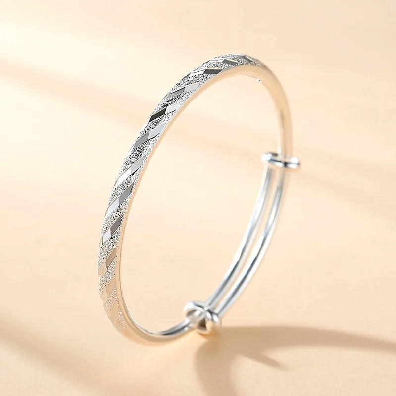 Moda 925 Sterling Silver Donna Polsino Braccialetto Meteor Regolabile Lucky Bangle Vintage Party Jewelry Charm Regali Di Natale