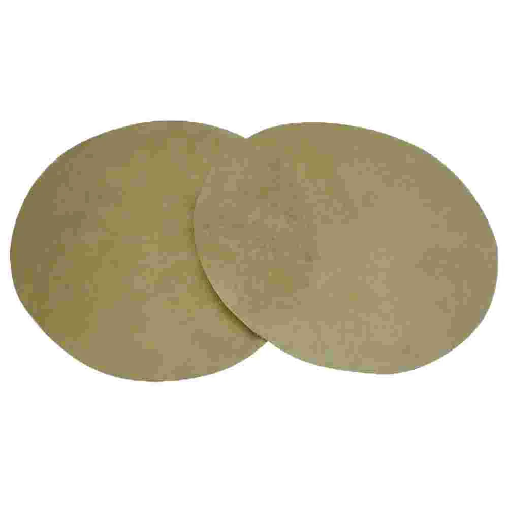 2 Pezzi Roller Drum Skin Bass Accessori Pelli Copre Natural Pure Goat Bongo Heads Djembe Percussion Conga