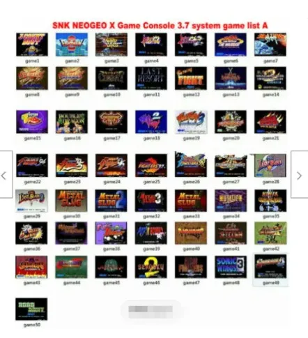Spedizione Gratuita Snk Neo Geo X Gold Limited Special Ultimi Set Di Carte Da Gioco Portatili Vol1, Contenenti 50 Giochi!