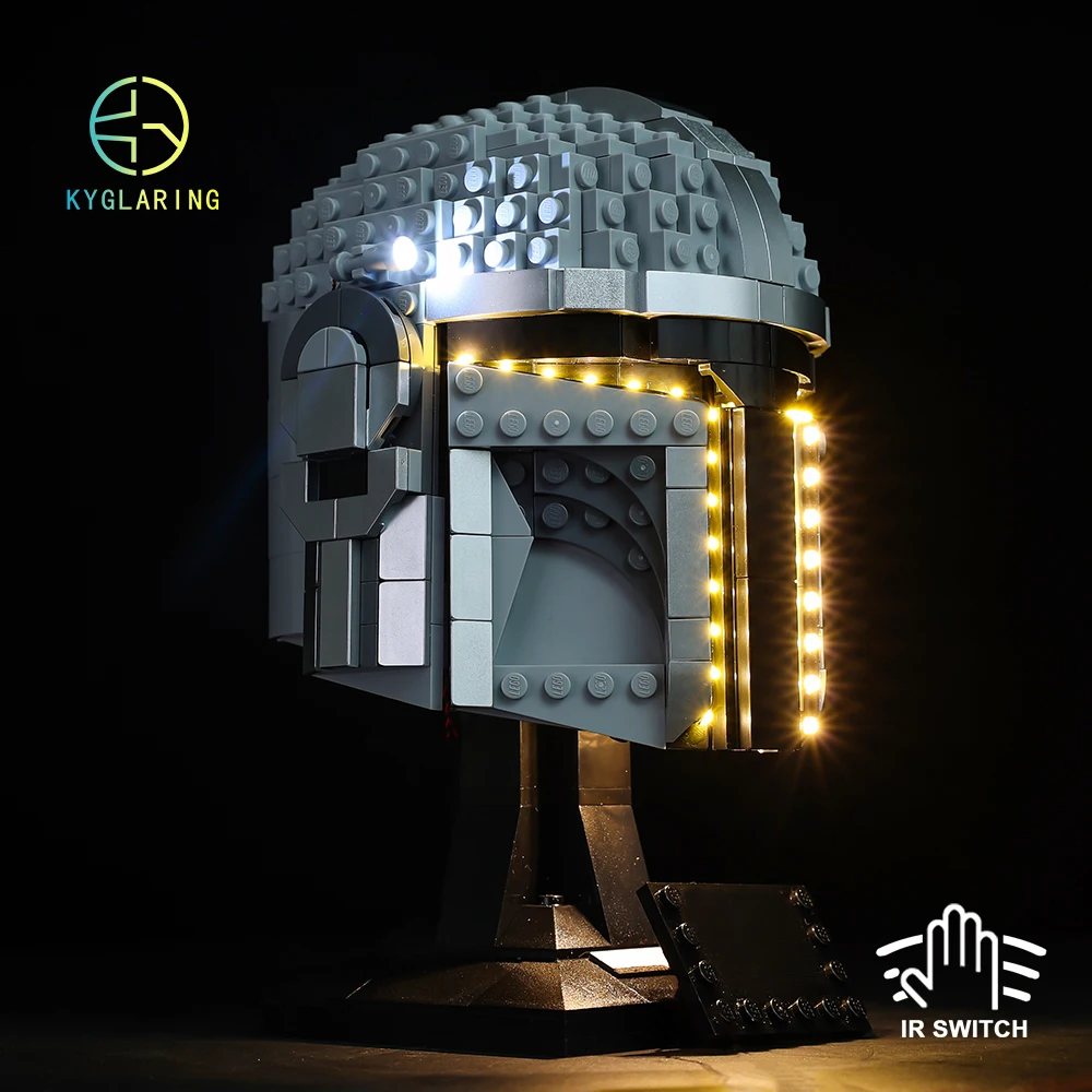 Kyglaring Set Di Illuminazione A Led Giocattoli Fai Da Te Per Star 75328 Casco Wars (Non Inclusi Blocchi Di Costruzione)