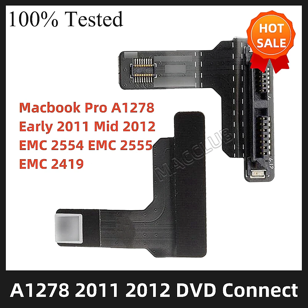 Cavo Flex Super Drive Dvd A1278 Per Macbook Pro A1278 2011-2012 Emc 2554 2555 2419 Cavo Flex Super Drive Dvd