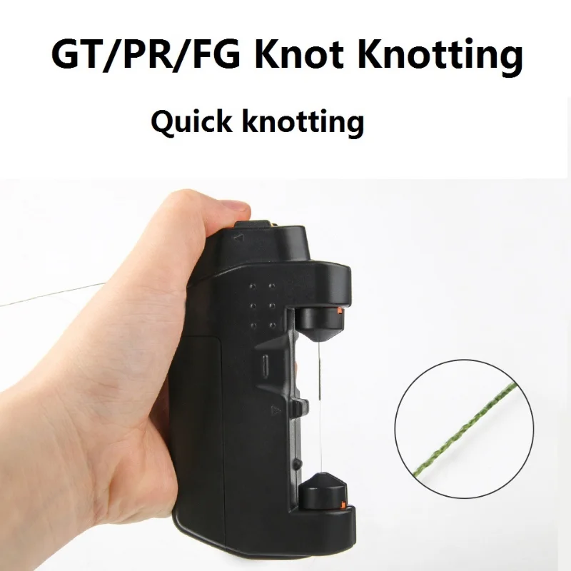 Hot Electric Knotter Fishing Tools Assist Gt Pr Fg Knot Knotting Machine Fishing Bobbin Winder Lines Wire Japan Knot Tool