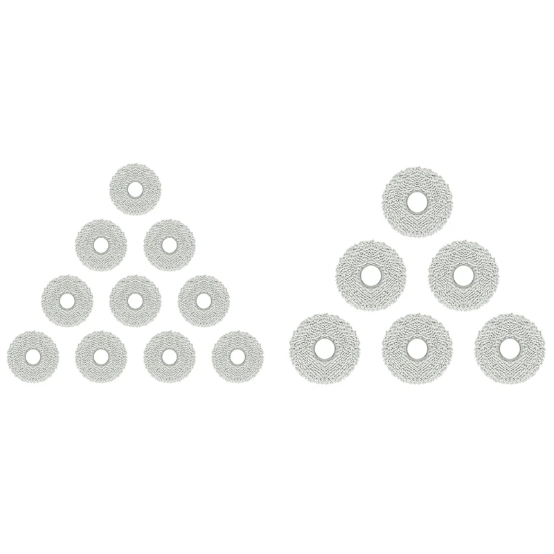Panno Per Mocio Per Dreame Bot L10S Ultra/ S20 / S10 Pro / X10 Per Roborock Q Revo Per Mijia B101Cn Robot Aspirapolvere