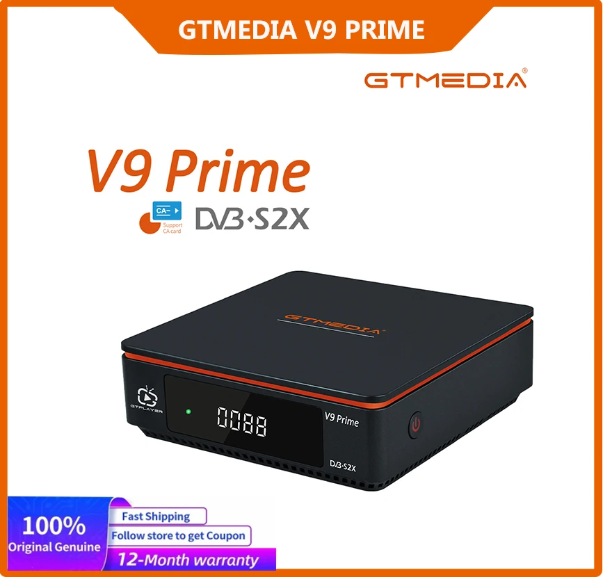 Ricevitore Satellitare Full Hd Gtmedia V9 Prime Dvb-S2X Wifi Integrato H.265 Da Gtmedia V8 Nova V8 Honor V9 Prime V9 Super V7S2X