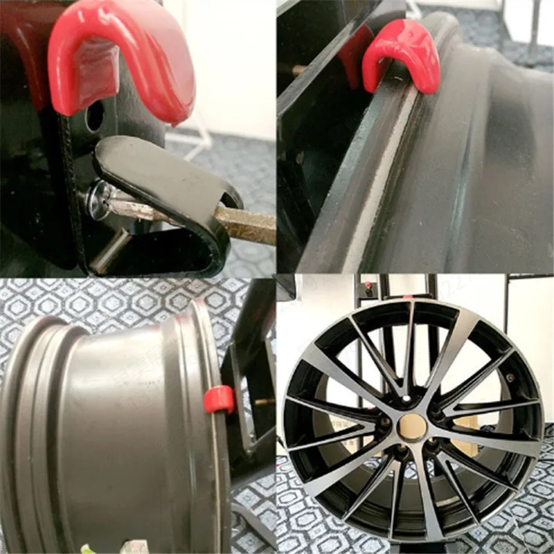 2023 Nuovo Hot Tire Wheel Hub Hook Wheel Shop Espositore Supporto In Metallo Rack Montaggio A Parete Mozzo Ruota Auto Da Corsa Gancio Appeso
