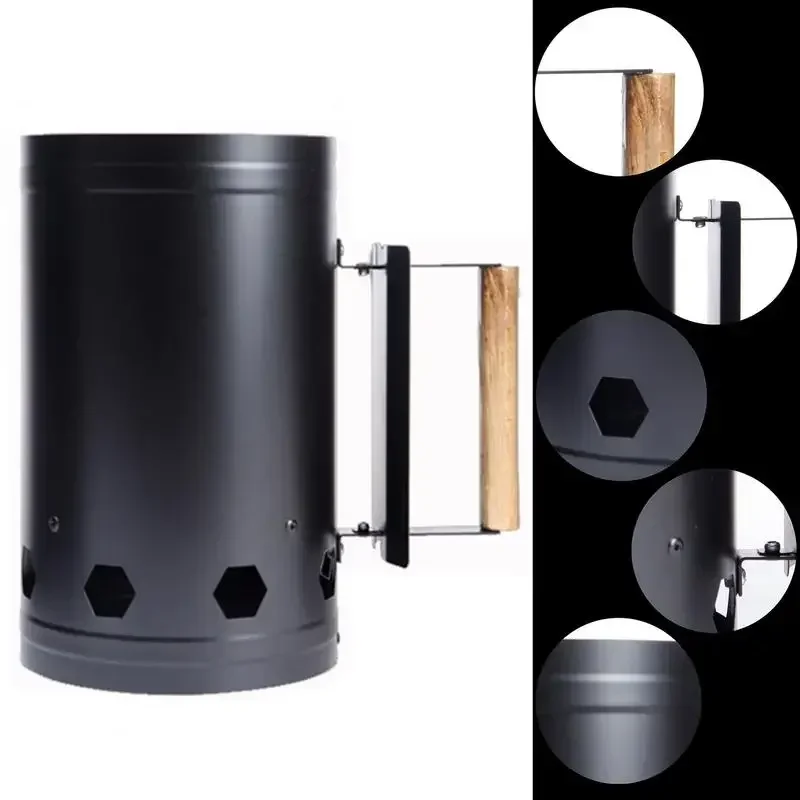 Inceneritore Del Secchio Del Barilotto Bruciagrassi All'Aperto Fuoco Veloce Ciotola Di Accensione Barile Burn Cage Fire Pit Burn Drum Per Utensile Da 