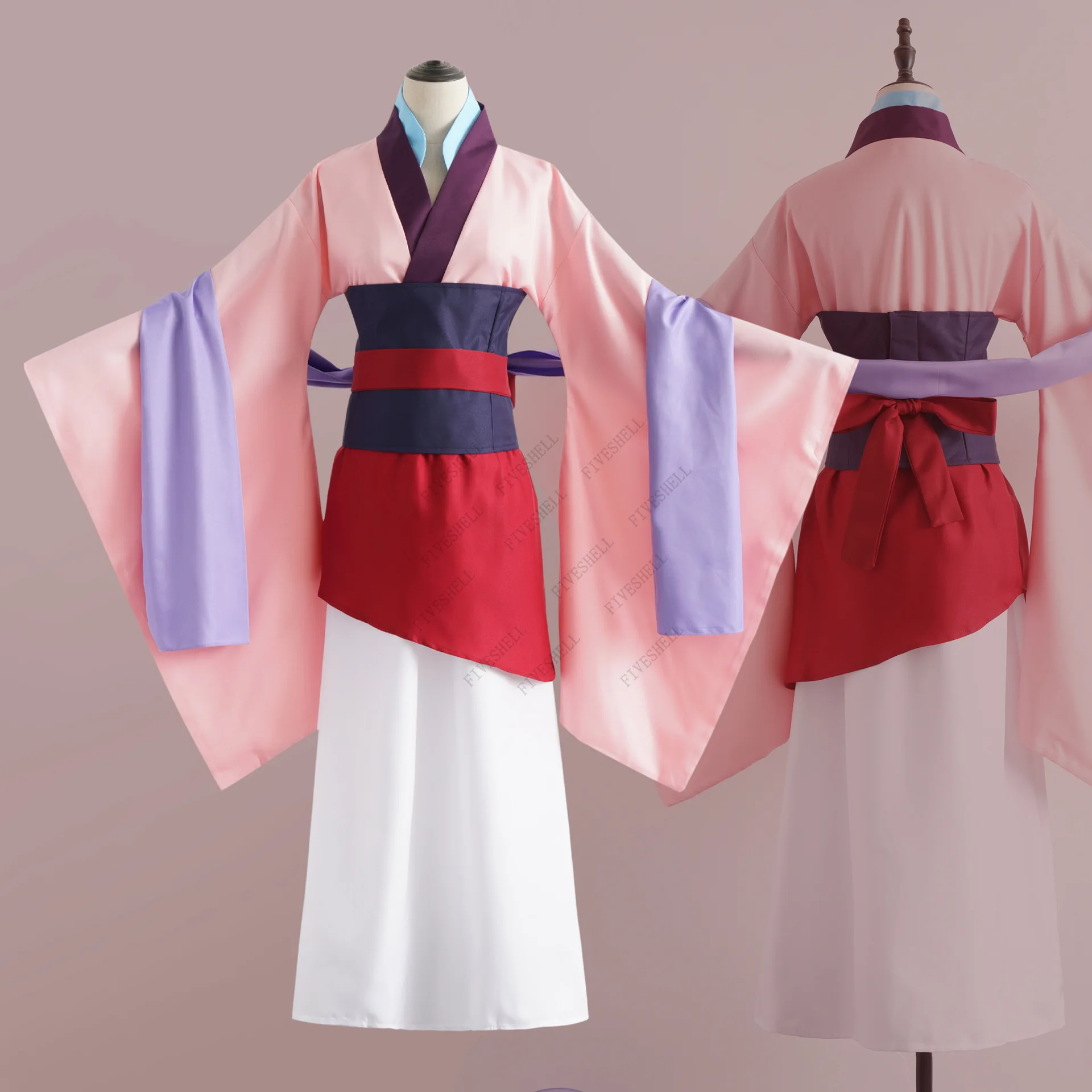 2023 Woman Anime Mulan Costume Womens Kids Chinese Hanfu Costume Princess Dress Deluxe Adult Cosplay For Halloween Party