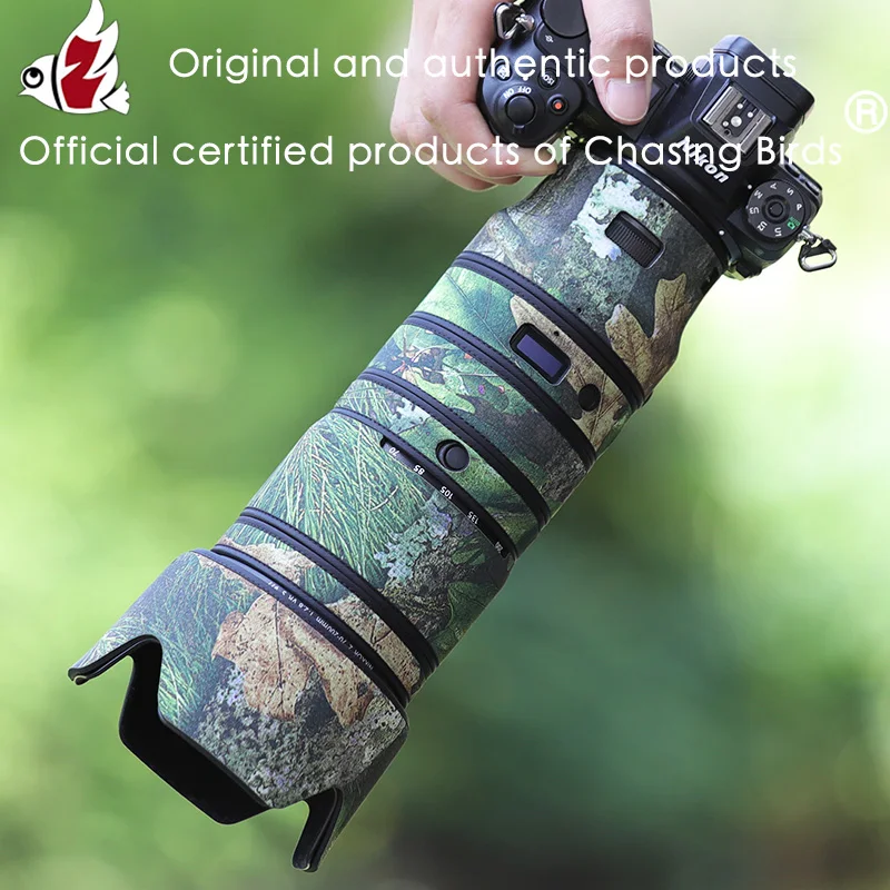 Chasing Birds Camouflage Lens Coat Per Nikon Z 70 200 F2.8 Vr S Copertura Protettiva Per Lenti Impermeabile E Antipioggia Z 70200 Copriobiettivo