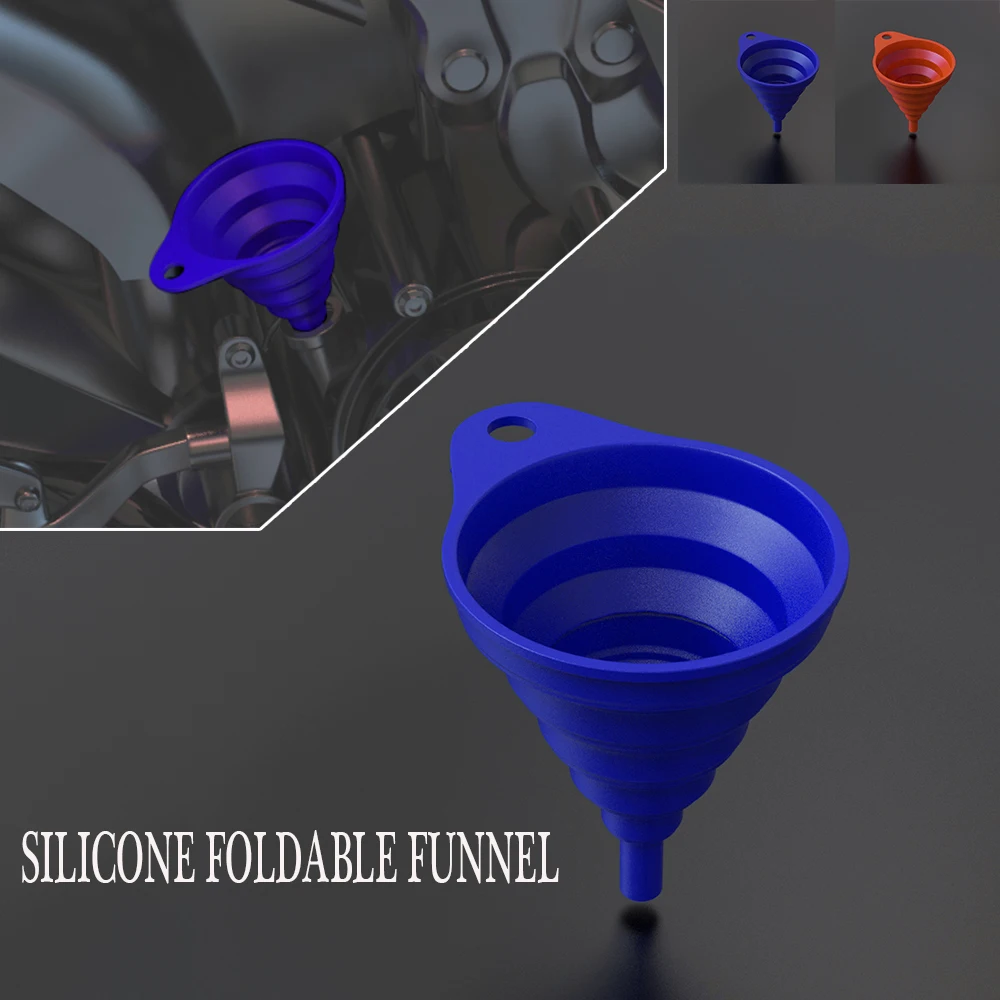 Imbuto In Silicone Pieghevole Moto Per Yamaha Tdm 850 900 Tdr 250 Xt1200Z/Ze Xt660Z Super Tenere Macchina Riempimento Cambio Fluido