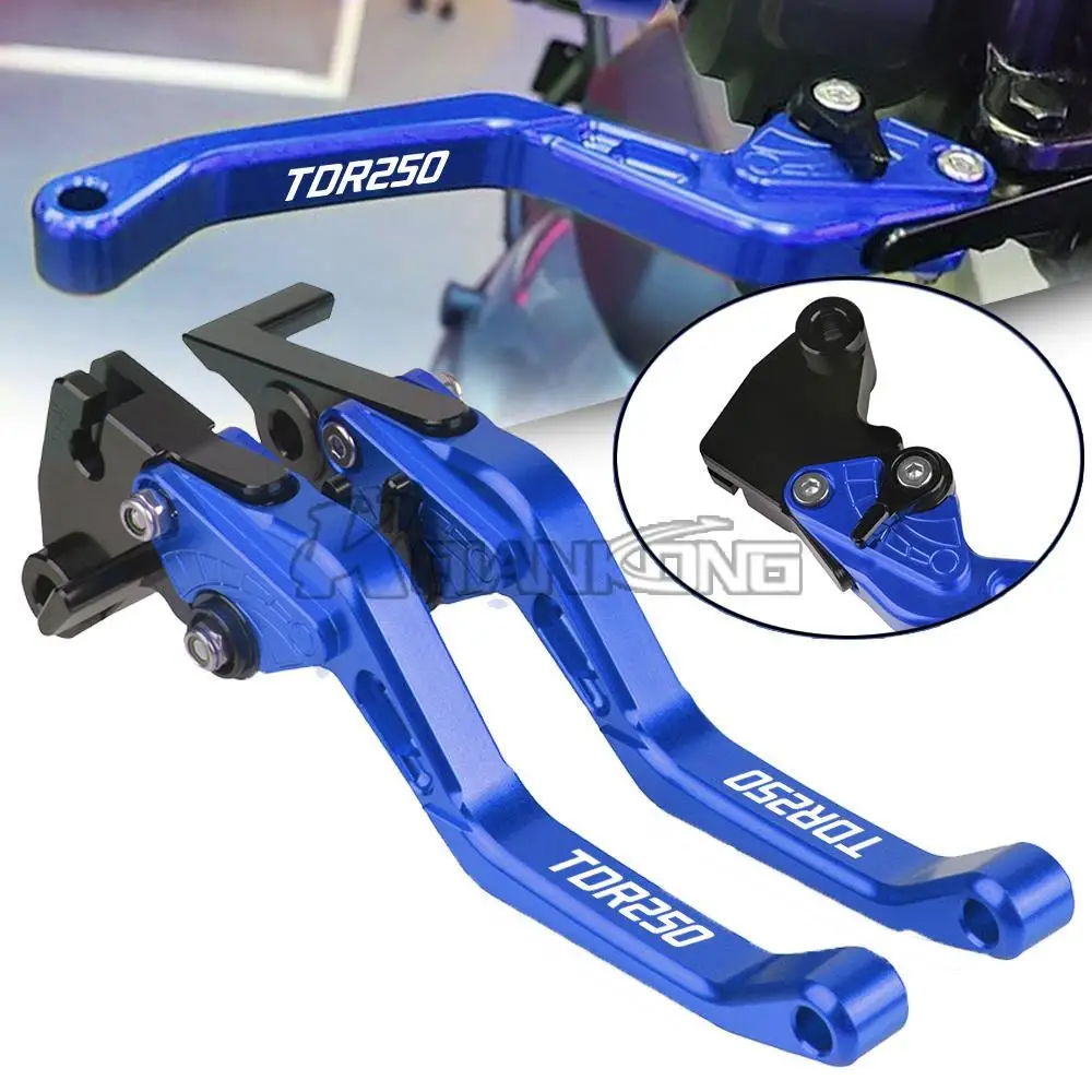 Leve Di Frizione Regolabili Del Freno Di Alluminio Del Motociclo Di Tdr 250 Tdr-250 Brevi Per Yamaha Tdr250 1988-1990 1989 Tdr250 Tdr 250 Moto