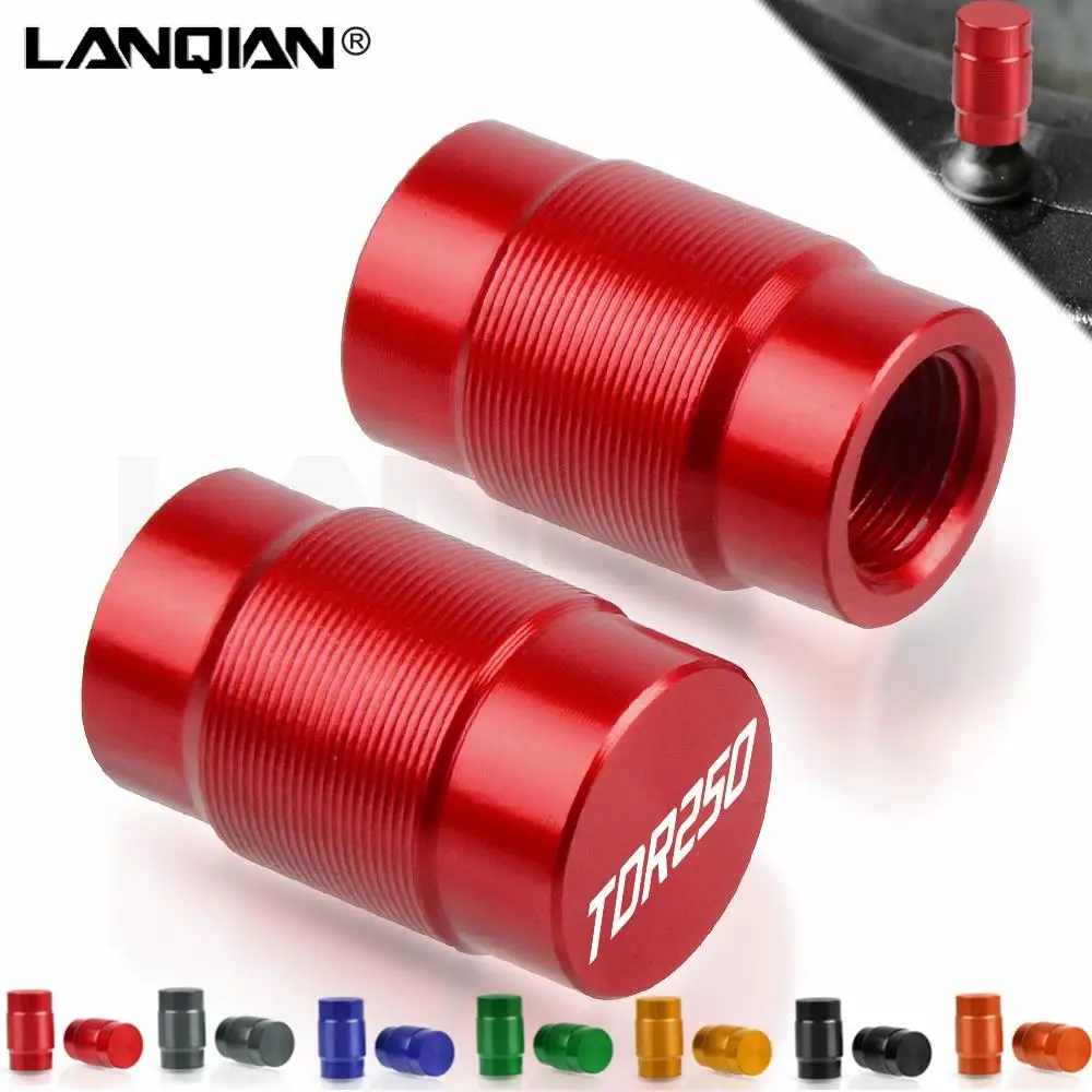 For Yamaha Tdr 250 Motorcycle Aluminum Wheel Tire Valve Stem Caps Airtight Covers Tdr 250 1988 1989 1999 Accessories