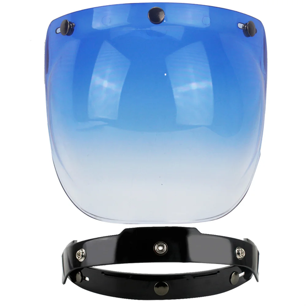 Universale Flip Up Lens Bubble Visor Face Shield Mask Per Bitwell Vintage Retro Moto Casco Moto Capacete Casco Casque