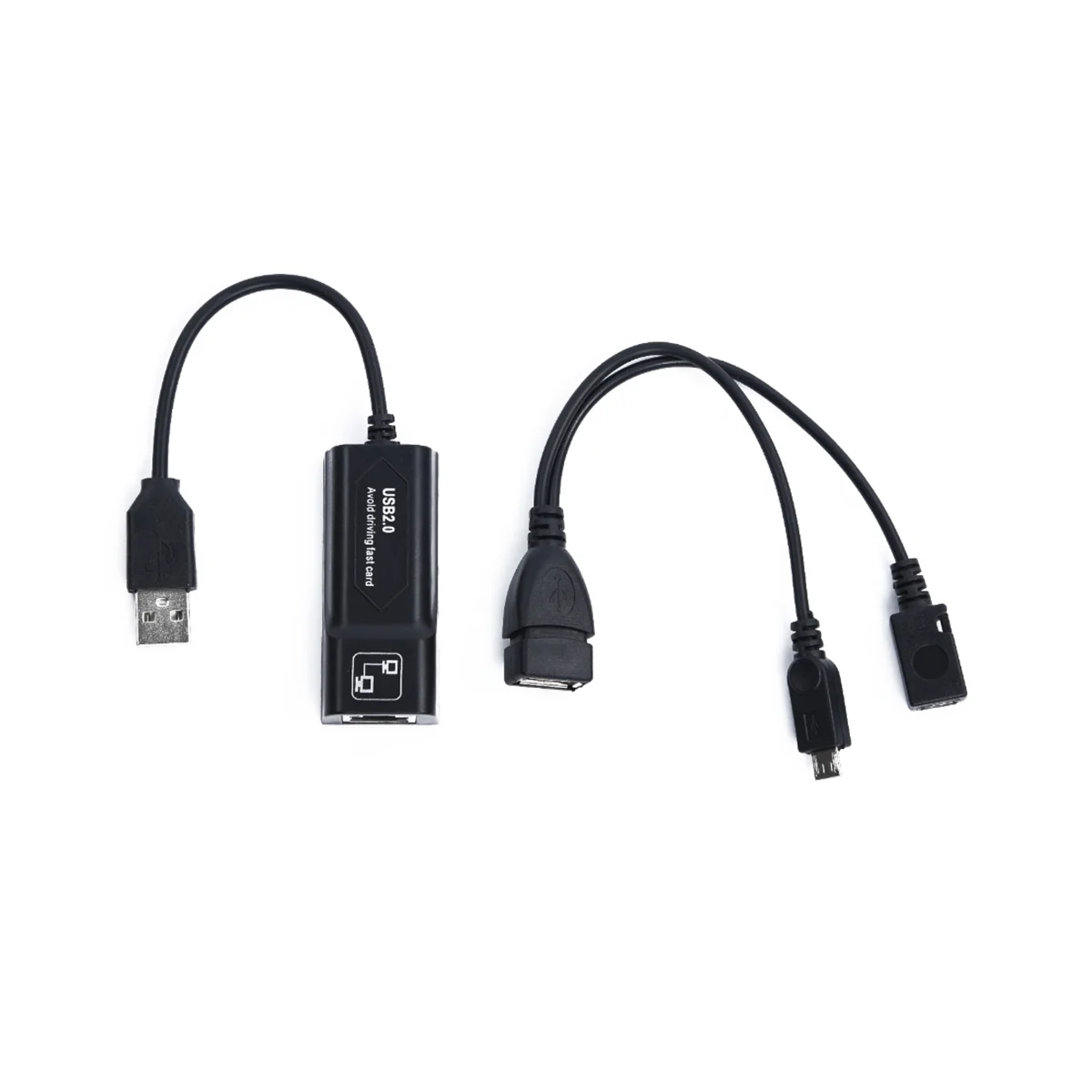 Adattatore Da Usb 2.0 A Rj45 Con Cavo Adattatore Mirco Otg Usb 2.0 Adattatore Lan Ethernet Per Amazon Fire Tv 3 O Stick Gen 2