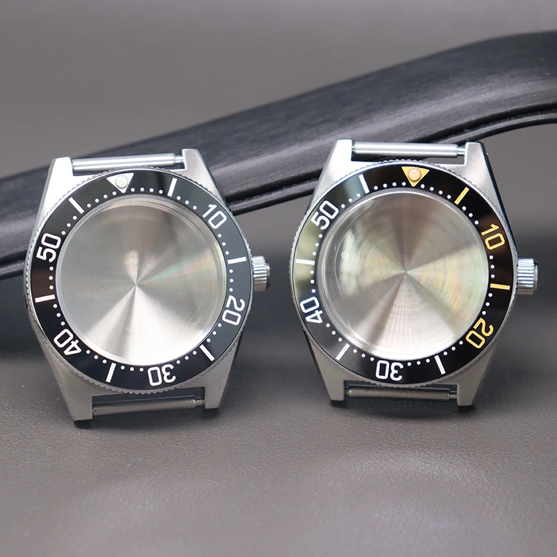 Per Modificato Seiko Spb143J1/Muslimb Black Tiger Whale Nh34 Nh35 Nh36/38 Movimento 28.5Mm Quadrante Nuovo Piccolo Yuan Zu 40Mm Cassa Dell'Orologio