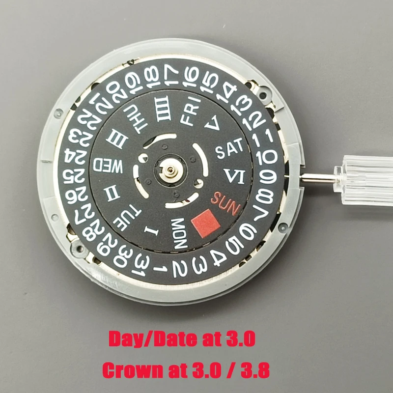 Seiko Nh36 Nh36A Japan Movement Roman Date Dial Automatic Mechanical Movt Crown At 3.0 O 3.8 Seiko Skx007 Movimento Di Riparazione Srpd