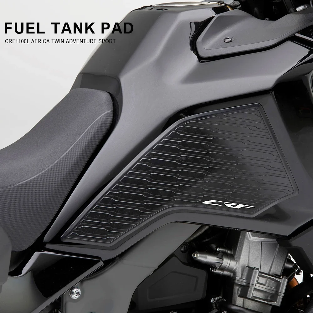 Per Honda Crf1100L Africa Twin Adventure Sport - 2020 2021 2022 Moto Antiscivolo Side Fuel Tank Pad Protector Decal Stickers