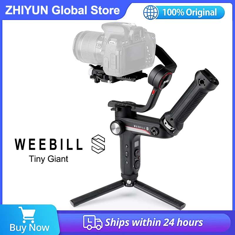 Zhiyun Weebill S Camera Gimbal Stabilizzatore A 3 Assi Per Dslr E Mirrorless Sony Panasonic Lumix Nikon Canon Pk Dji Ronin S