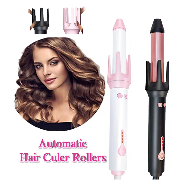 Arricciacapelli Automatico Ceramic Rotating Hair Waver Air Spin And Curl Bigodino Magic Auto Curling Wand Irons Strumenti Per Lo Styling Dei Capelli