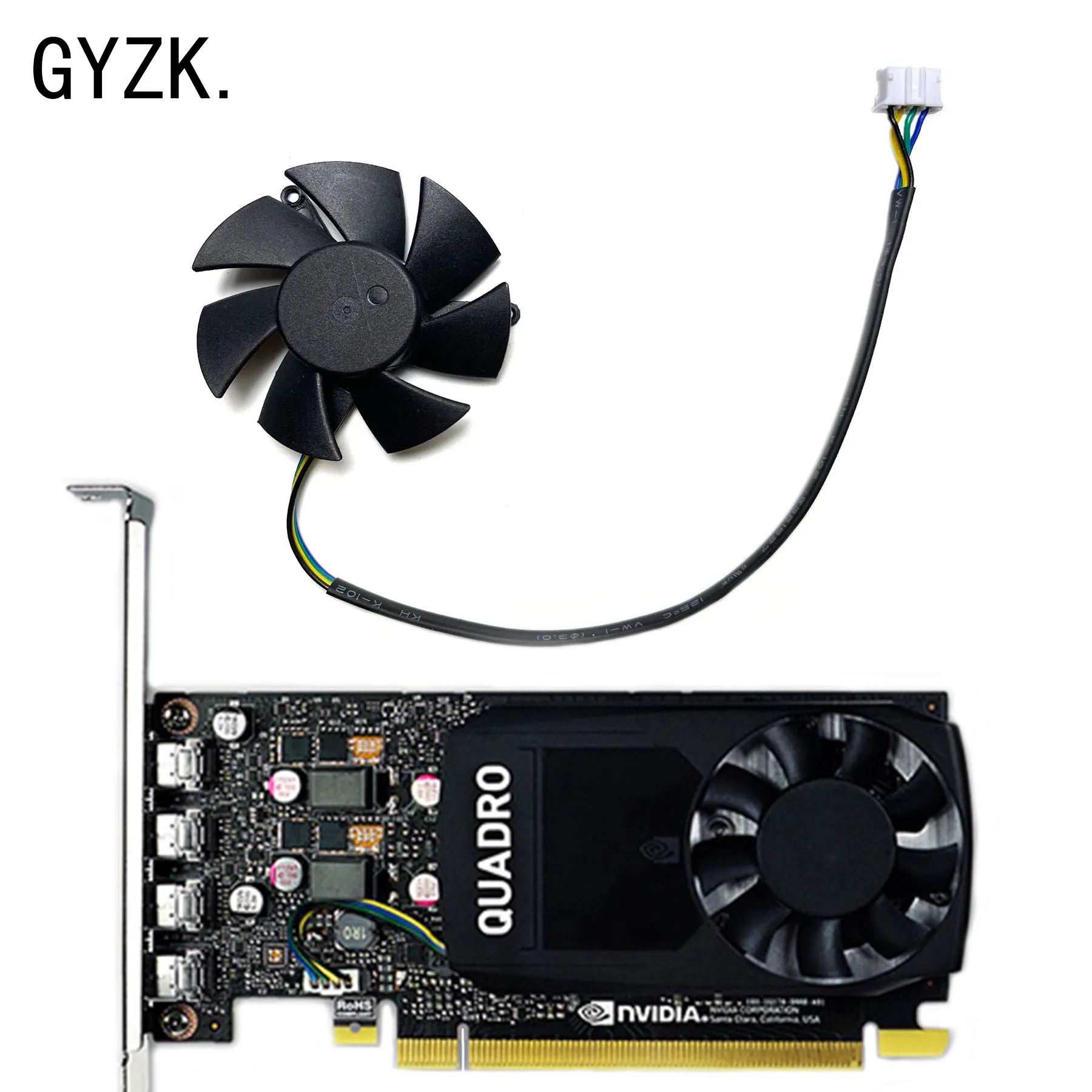 Nuovo Per Nvidia Leadtek Quadro K620 P520 P40 P600 P1000 Ventola Di Ricambio Per Scheda Grafica