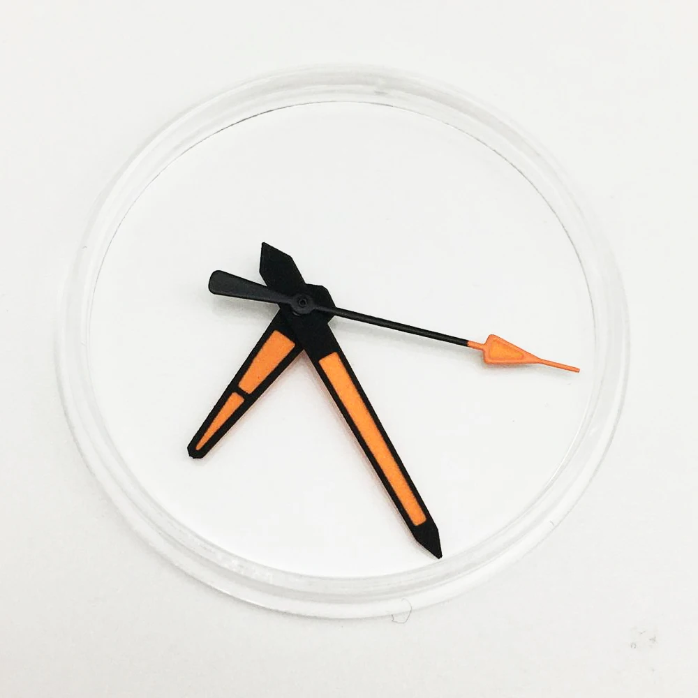 Accessori Per Orologi Modificati Seiko Hands Per Nh35/36 Caliber Orange Watch Needle Skxoo7 N022