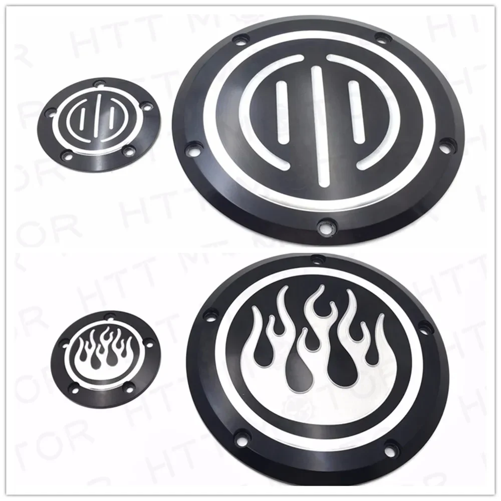Spedizione Gratuita Parti Motorcycoe Flame Derby & Timer Cover Per Harley Davidson Dyna Sportster Street Bob Xl 883 1200