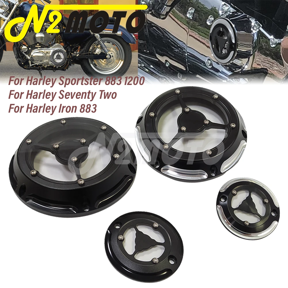 Per Harley Sportster Nightster Roadster Xl883 Xl1200 Xl1200X Iron 883 Moto Engine Clutch Guard Derby Timing Timer Cover