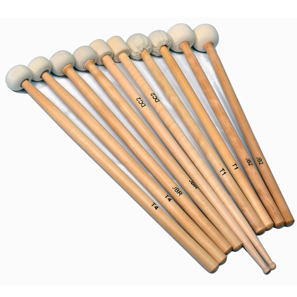 Di Alta Qualità Timpani Mallets Precussion Battitori Martello Bacchette Trasporto Libero