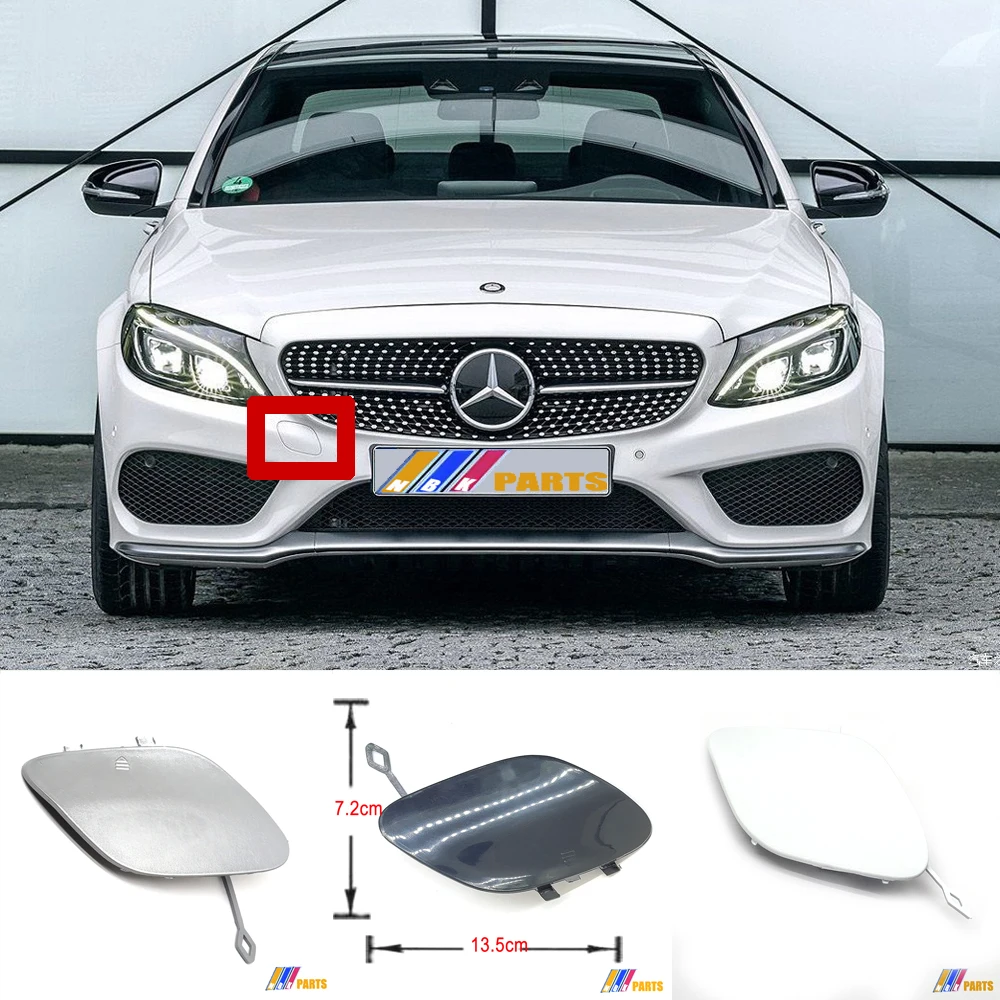 A2058850724 Per 15-18 Mercedes-Benz Classe C W205 Berlina C205 Coupe C350 C350E C400 Coperchio Di Traino Anteriore