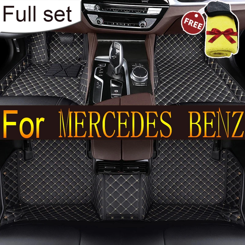 Tappetini Auto In Pelle Per Mercedes Benze-Class W211 W212 W213 W207 Coupe E Amg E-Class Sedan E320 Cabrio Accessori Auto