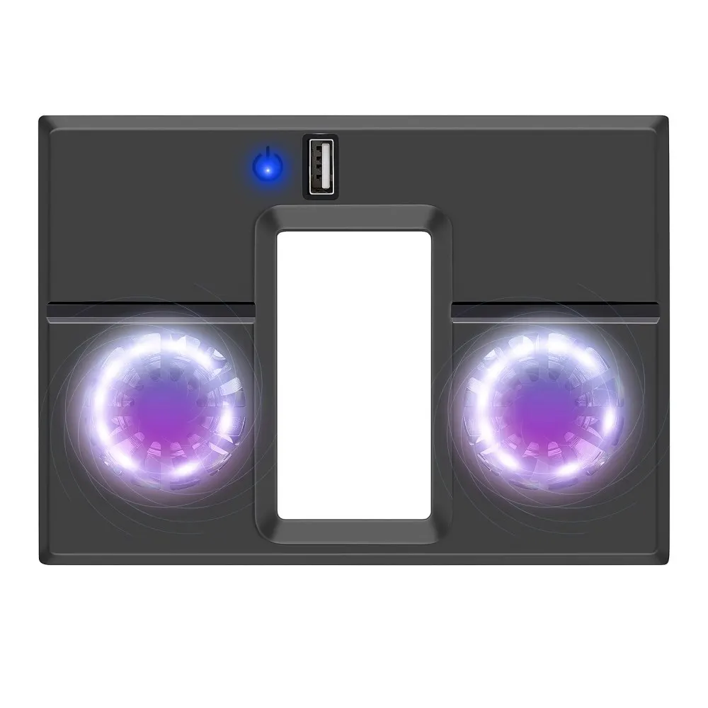 2 Fans Usb Game Console Vertical Cooling Fan For Xbox Series X Host Vertical Cooler Radiator With Rgb Led Light Cooling Stand