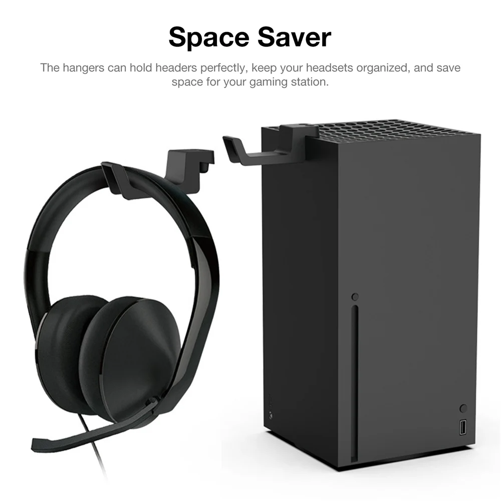 Per Xbox Series X Console Headset Controller Rack Holder Per Xbox Series X Controller Console Mount Supporto Per Gancio Per Cuffie