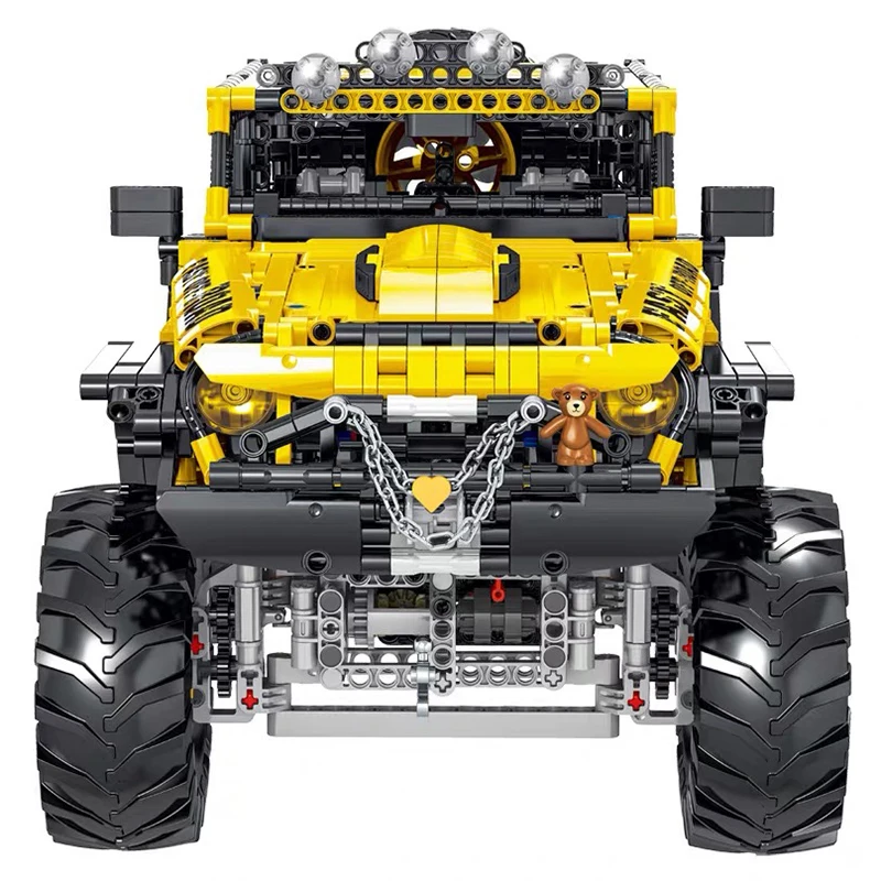 022010-3 High Tech Off Road Suv Car Vehicle Pickup Trucks Raptor Static Moc Bricks Modello Tecnico Building Blocks Toys 2471Pcs