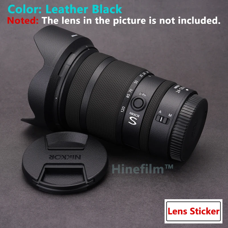 Nikkor 24120 F4 Lens Decal Skin Z 24-120 F4S Wrap Cover Per Nikon Z 24-120Mm F/4 S Lens Premium Court Sticker 3M Skin