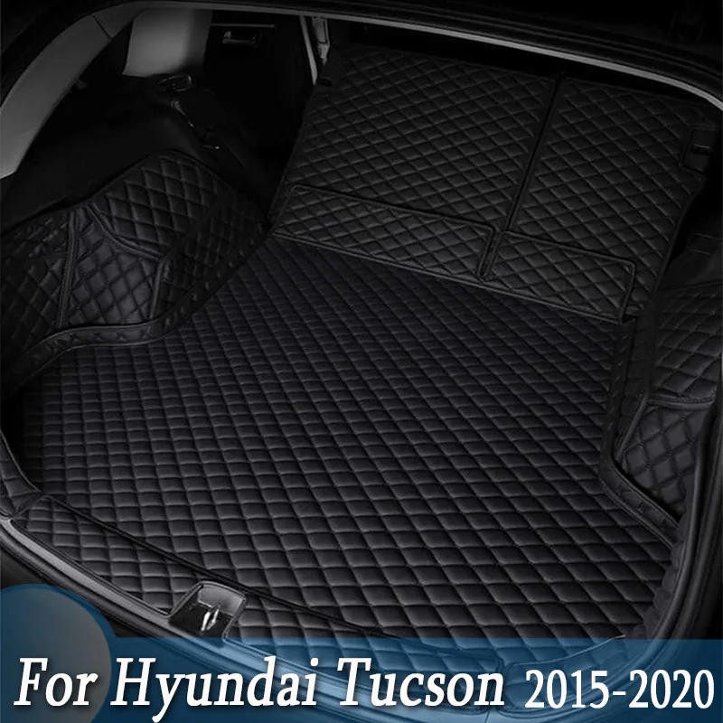 Tappetino Bagagliaio In Pelle Per Hyundai Tucson 2015 2016 2017 2018 2019 2020 Suv Cargo Liner Accessori Stivale Interno