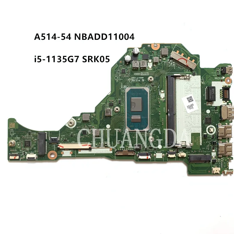 Scheda Madre Per Scheda Madre Acer Laptop A514-54 Nbadd11004 I5-1135G7 I7 Srk05 La-K093P Test Work