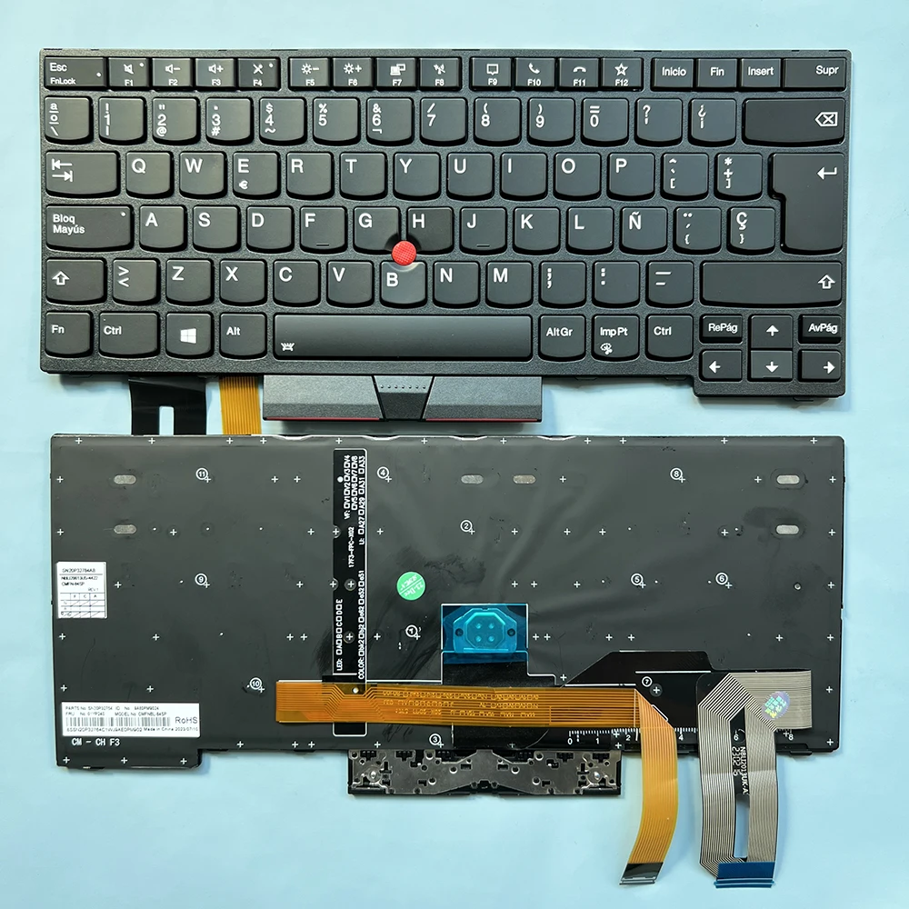 Tastiera Retroilluminata Spagnola T14 Per Notebook Lenovo Thinkpad T14 Gen 1 P14S T14 Gen 2 P14S Gen 2 01 Yp240 Cmfnbl-84Sp Sn20P32754