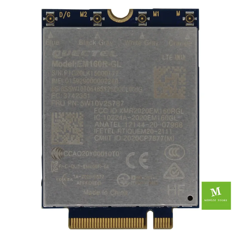 Per Lenovo Thinkpad T14 P14S T15 P15S P15 P17 Gen 2 Em160R-Gl 4G Carta Modulo Cat16