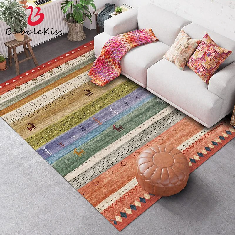 Bubble Kiss Nordic Ethnic Style Carpets For Bedroom Decorative Soft Rugs Moroccan Geometric Living Room Carpet Bedside Area Rug