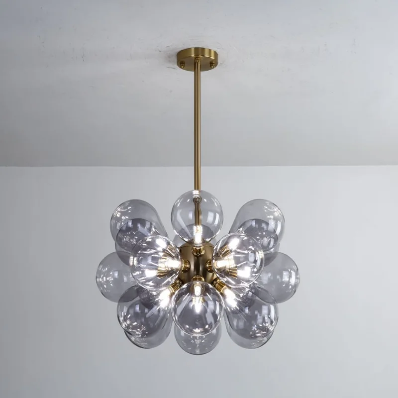 Lampadario Moderno Colorato Nordic Glass Bubbles Salotto Led Lampada A Sospensione Loft Deco Hotel Hall Camera Da Letto Sala Da Pranzo Lampada A Sospe