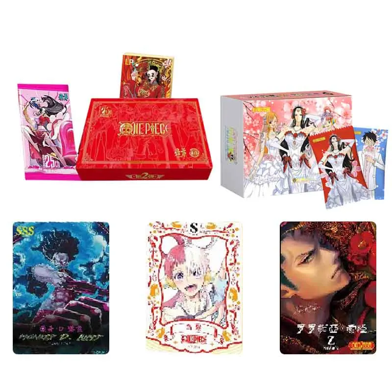 One Piece Cards Collection Booster Box Set Completo Wedding Tcg Rare Tcg Anime Playing Game Cards