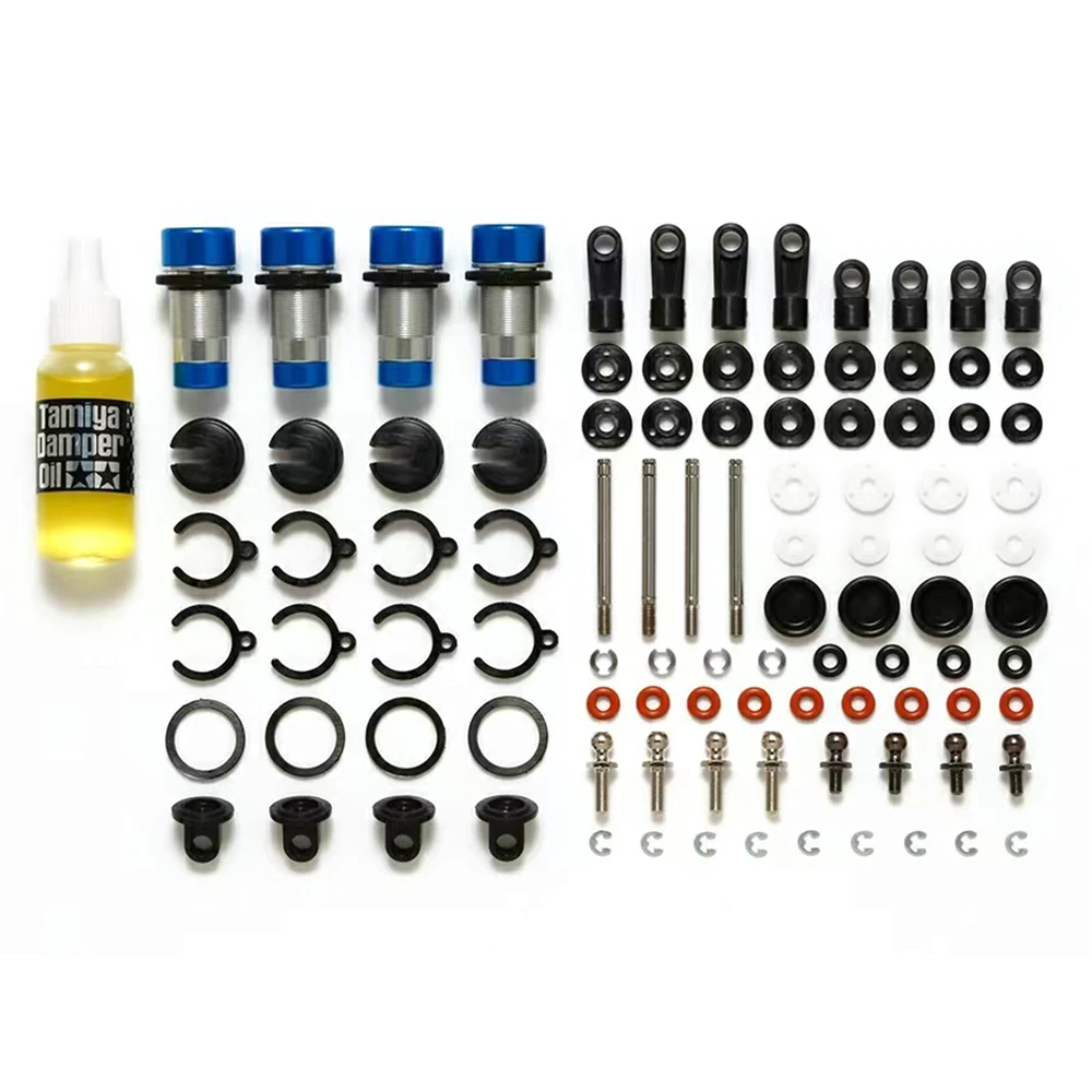 1Set Ammortizzatore Idraulico In Lega Di Alluminio N. 400 Olio Ammortizzatore Per Tamiya Rc Car Gf-01/G6-01/Wr-02/Xv-01 Ammortizzatore Lungo