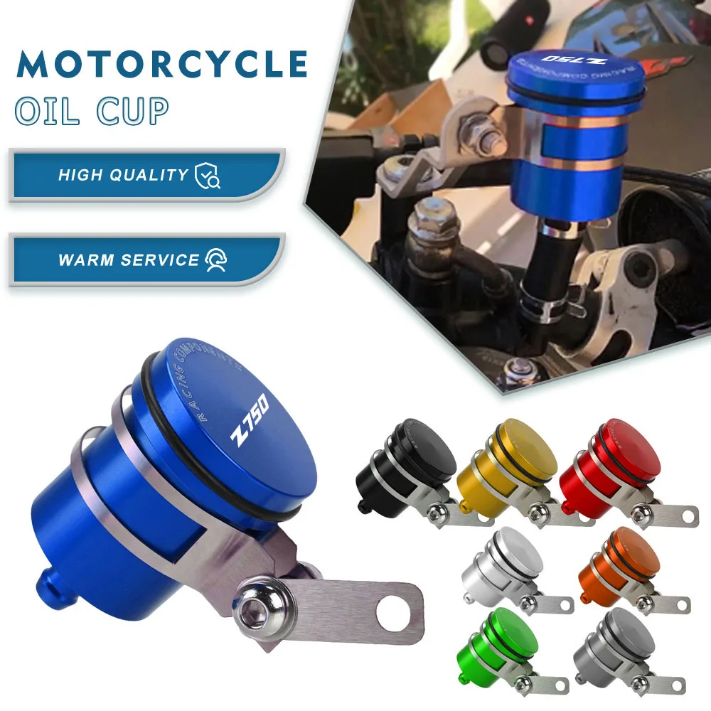 Moto Per Kawasaki Z750 Z 750 Z750 2005-2012 Freno Frizione Serbatoio Cilindro Fluido Serbatoio Olio Tazza Olio Fluido Tazza Accessori