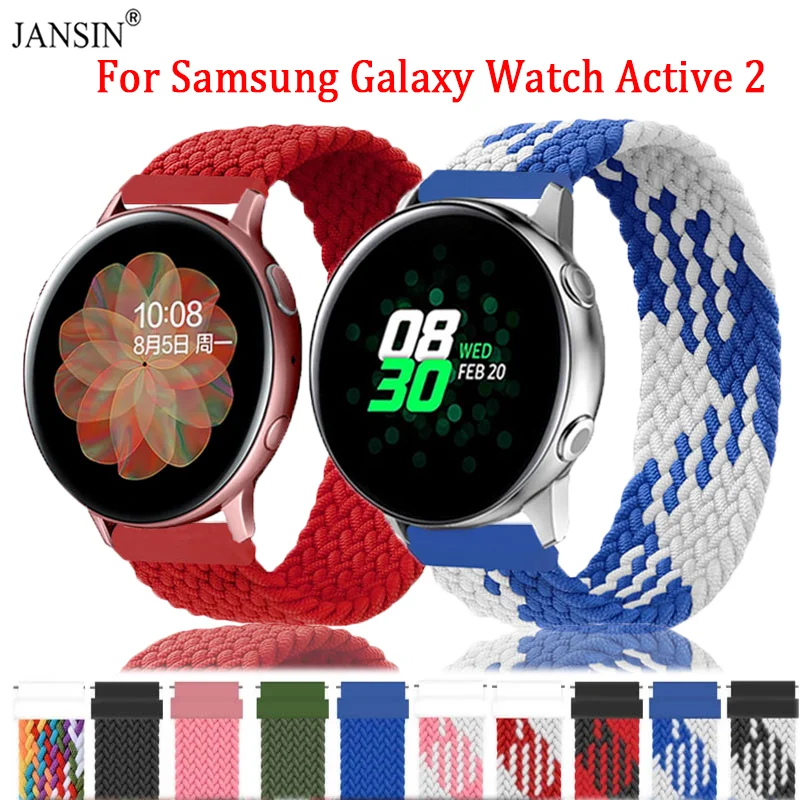 Cinturino Intrecciato Solo Loop Per Samsung Galaxy Watch Active 2 40Mm 44Mm Cinturino Cinturino Per Samsung Galaxy Watch Active 2 Belt Correa