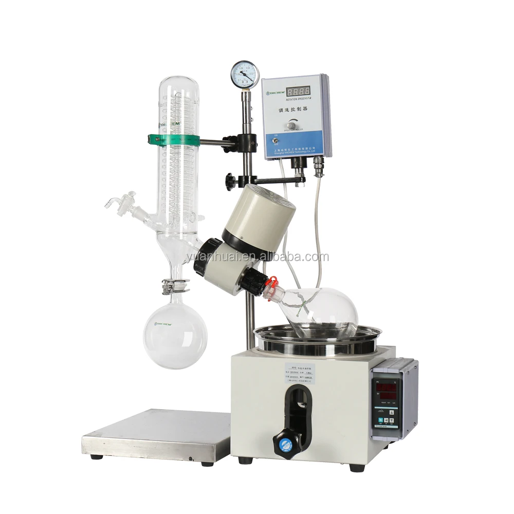 Rotavapor Sottovuoto Per Sollevamento A Mano Con Fiaschetta Rotante Re201 1L