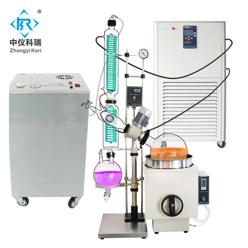 Macchina Per Distillazione Vetreria Da 50 Litri Con Evaporatore Rotante Rotavapor Rotavapor A Vuoto Antideflagrante Da Laboratorio