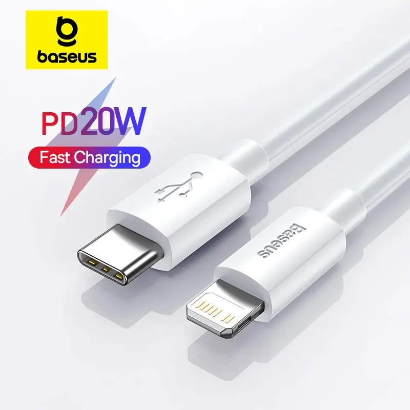 Baseus Usb Tipo C Pd 20W Cavo Per Iphone Se 11 12 13 14 Pro X Xs 8 Cavo Usb C Veloce Per Iphone Tipo C Cavo Di Ricarica