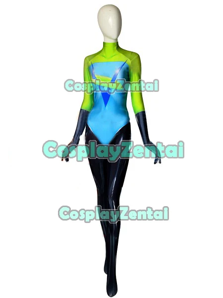 2 Incredibili Voyd Dye Sub Cosplay Costume Spandex 3D Stampa Suit Zentai Per Halloween Party
